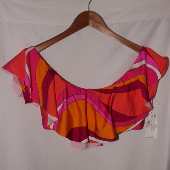 NWT Trina Turk Vivid Vista Bikini Top Size 10 - Picture 9 of 10